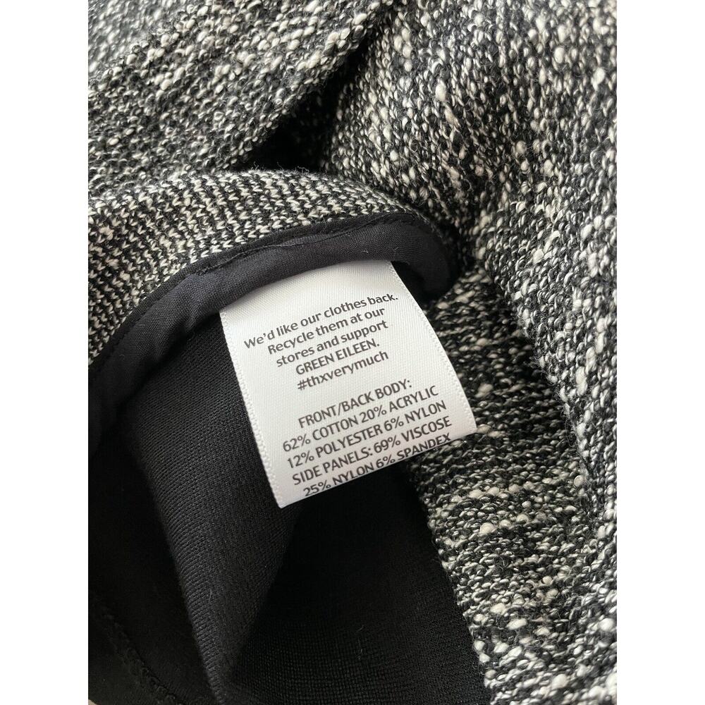Eileen Fisher Jacket Womens 2P 4P Tweed Blazer PP Gray Black Minimalist - Picture 7 of 16